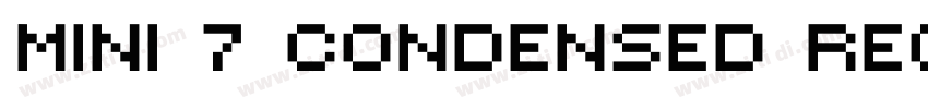 MINI 7 Condensed Reg字体转换